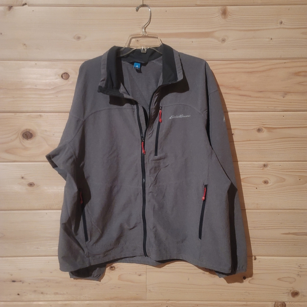 Eddie Bauer Gray Lightweight Jacket XL 24x28